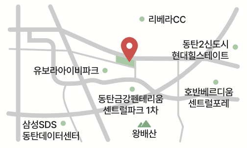 동탄 제자로교회 지도